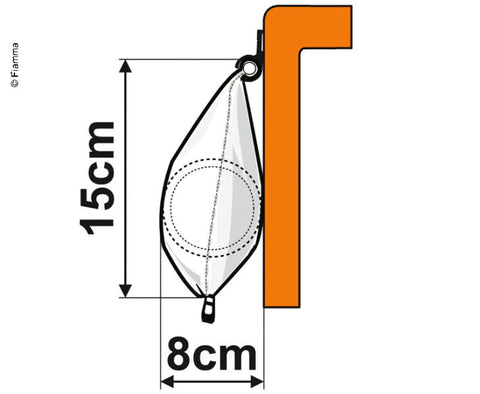 Fiamma Caravanstore Zip 4,10m XL Royal Grey