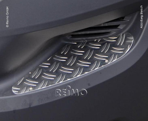 Pedana in alluminio nero per paraurti Fiat Ducato dal 2014