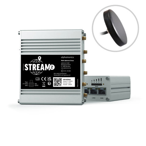 Alphatronics STREAM 2 mobiler LTE/WiFi- Router für Wohnmobile & Wohnwagen