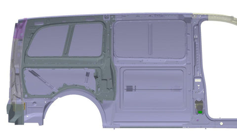 Kit d'isolation Mercedes Vito VS20 (L=5,14m) break pré-assemblé