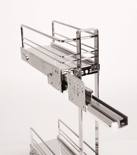 Galerie de meubles en aluminium argenté au mètre linéaire, Ø 10mm