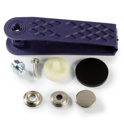 Boutons pression sans couture pour fixer des tissus sur du bois ou de la tôle - 10 pièces