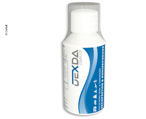 Disinfezione completa dell'acqua DEXDA 12 ml, conservata 120 L
