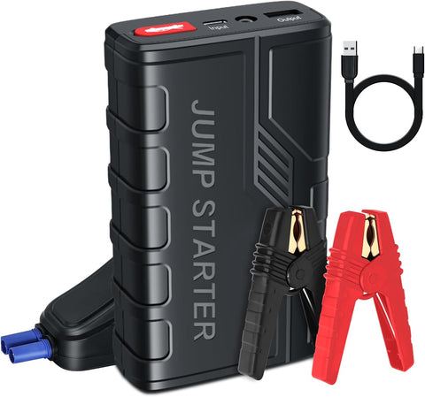 SuperV Jump Starter Power Bank 1500A 12V (jusqu'à 7,0L d'essence ou 5,5L de diesel) Démarreur de batterie de voiture Booster de batterie de voiture Power Bank pour véhicules 12V SUV Moto