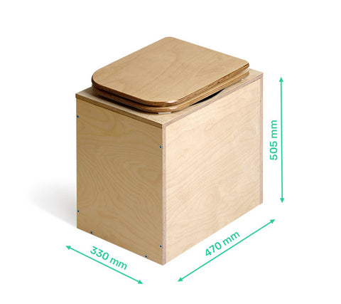 Trenntoilette TROBOLO TeraBloem / Campingtoilette / Camping-WC / Bio