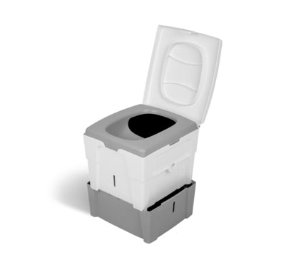 TROBOLO WandaGO Trenntoilette, 6,5l + 4,6l, Höhe 306-436mm / Campingtoilette / Camping-WC
