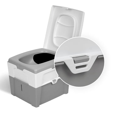 TROBOLO WandaGO Trenntoilette, 6,5l + 4,6l, Höhe 306-436mm / Campingtoilette / Camping-WC
