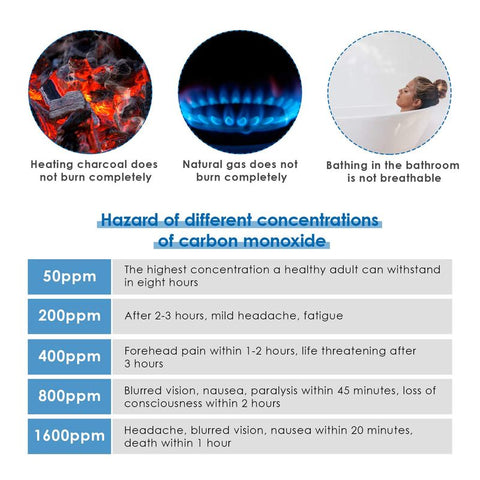 Détecteur de gaz CBE BMTCO, détecteur de monoxyde de carbone, 12 V