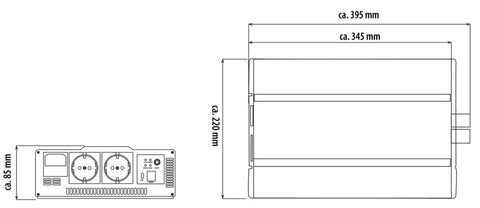 PowerWave Inverter 2000W – Sinus-Wechselrichter mit Netzvorrangschaltung der neuesten Generation