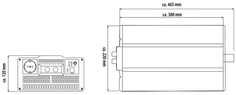 PowerWave Inverter 3000W – Sinus-Wechselrichter mit Netzvorrangschaltung der neuesten Generation