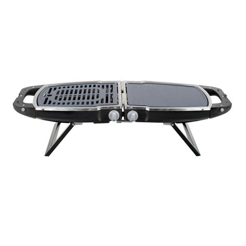Mariposa – Koffergasgrill aus Edelstahl 30 mbar
