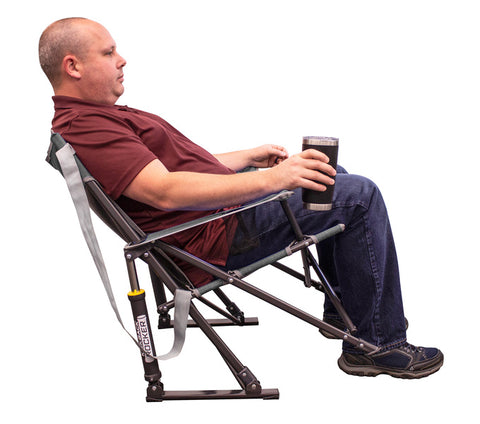 Sedia pieghevole Kickback Rocker - Grigio