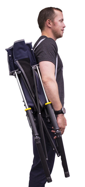 Sedia da campeggio Comfort Pro Rocker - blu indaco
