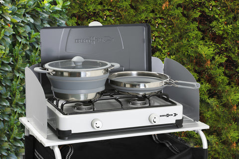 Brunner VOLCANO pentola pieghevole con coperchio in vetro, acciaio inox + silicone