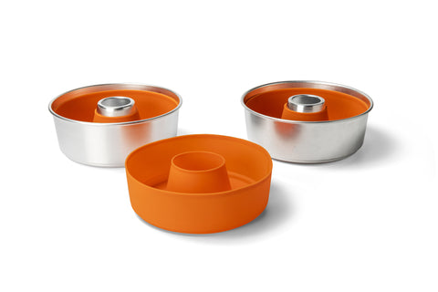 Silikonform für Camping Backofen Omnia Maxi (3 l) Ø 25 cm / H 9 cm - Orange