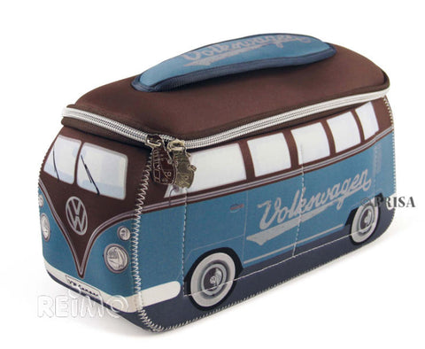 Sacoche universelle VW Collection pétrole/marron - néoprène