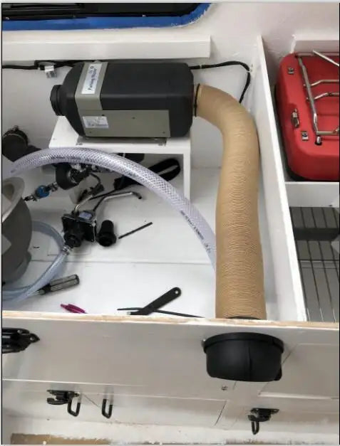 Chauffage à air essence 2KW 12V, écran LCD, kit altitude jusqu'à 5000m