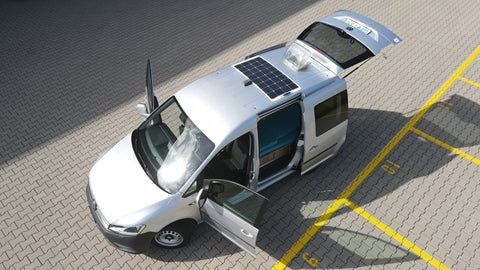 VW Caddy 4 Fahrerhaus PREMIUM BLACKLINE - Thermomatte / Isolationsmatte / Innenisolierung - Set 3-teilig für VW Caddy 4 kurzer und langer Radstand 2006-2020