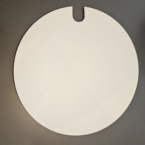 Coperchio per lavello, lavello rotondo, lavello in acciaio inox, lavello da campeggio, lavello da incasso, lavello da appoggio, lavello da cucina - diametro 34 cm