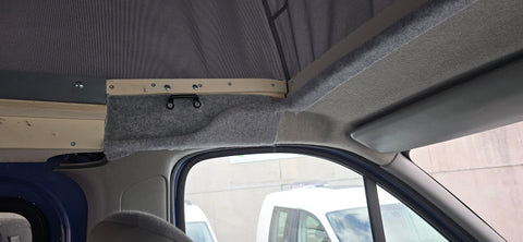 Toit relevable / toit relevable / toit relevable pour Renault Trafic / Nissan Primastar / OPEL Vivaro jusqu'à 2014 / Avant haut - Y compris installation / immatriculation / voiture de location