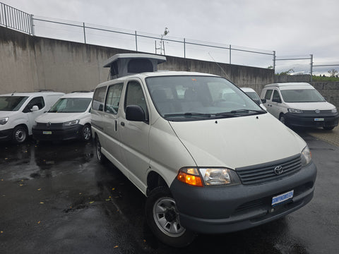 Toit relevable universel pour mini camping-car (ex : Kangoo, Berlingo) Standard Blanc - Mécanisme 90°