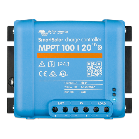 Contrôleur de charge solaire SmartSolar MPPT 100/20 jusqu'à 48 V avec Bluetooth