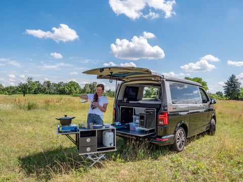 REIMO CampingBox L per VW T6.1/T6/T5 passo corto e lungo, station wagon e Caravelle