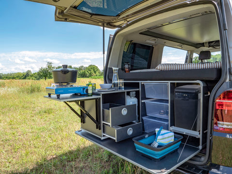 REIMO CampingBox L per VW T6.1/T6/T5 passo corto e lungo, station wagon e Caravelle