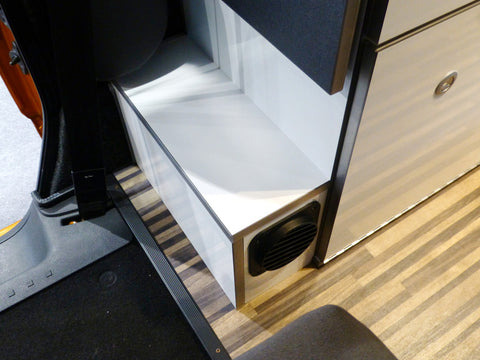 Boîtier d'installation VW Caddy LR avec base pour chauffage auxiliaire - blanc