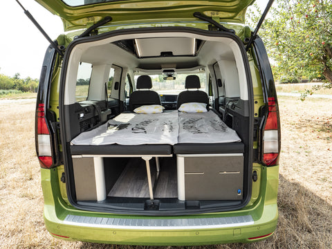 Lit avec banquette rabattable pour VW Caddy LR (à partir de 20/05) / Ford Connect LR (à partir de 2023) - Weekender 2