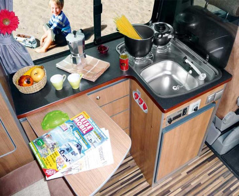 Meuble de cuisine avec buffet pour Travel Style VW T5 kR