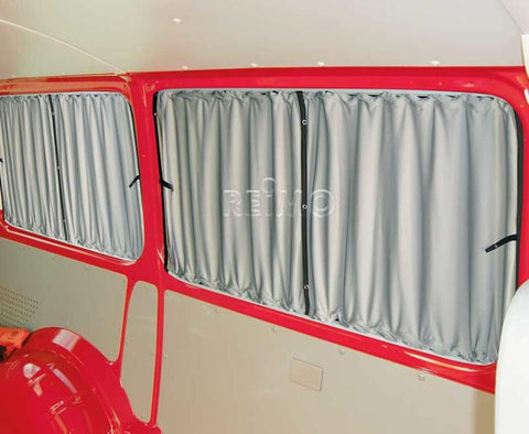 Rideaux T5 opaques, lot pour 5 fenêtres