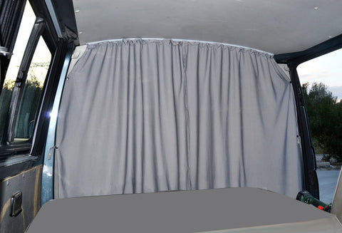 Rideau de séparation de cabine de conduite Carbest VWT5/6, gris, 2 couches, opaque