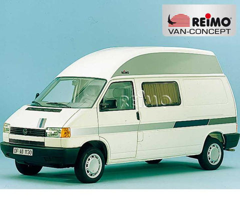 Toit surélevé T4 pour VW à empattement long Sportline, blanc