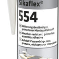 Adesivo di montaggio Sikaflex-554 Nero - cartuccia da 300 ml