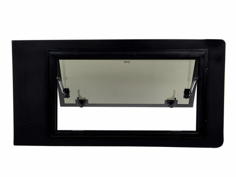 Fenêtre en verre véritable VW T6.1 / T6 / T5 (avant gauche) avec fenêtre à charnière intégrée