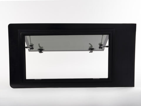Fenêtre en verre véritable VW T6.1 / T6 / T5 (avant droite) avec fenêtre à charnière intégrée