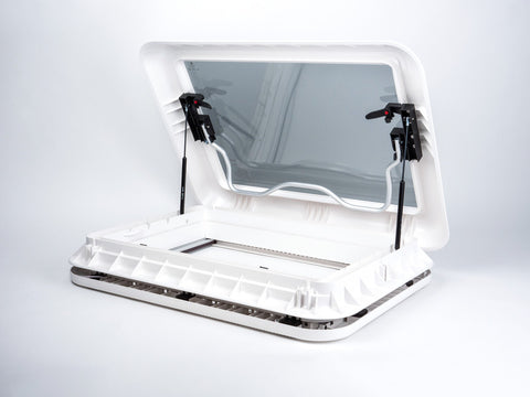 Cappa da tetto di design 45 x 40 o 70 x 50 cm - Senza/Con ventilazione forzata - Con illuminazione a LED