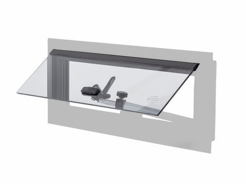 Châssis de remplacement pour fenêtre à charnières en aluminium 34432 (460x160mm)