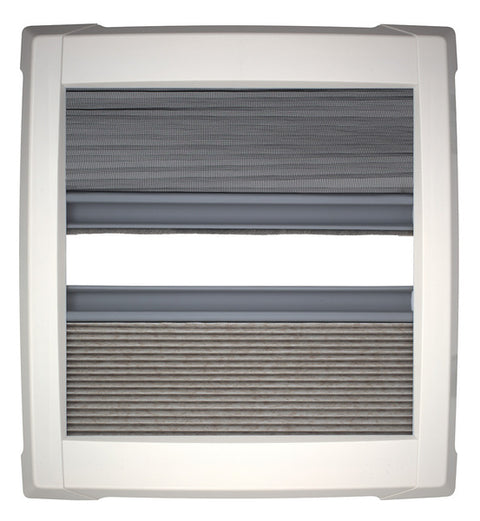 Kit de rénovation de cadre intérieur pour Vision Vent S, store plissé double, blanc