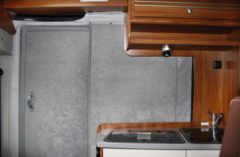 Thermovorhang Schiebetür Hellgrau - Fiat Ducato X250/290, Peugeot Boxer / Jumper