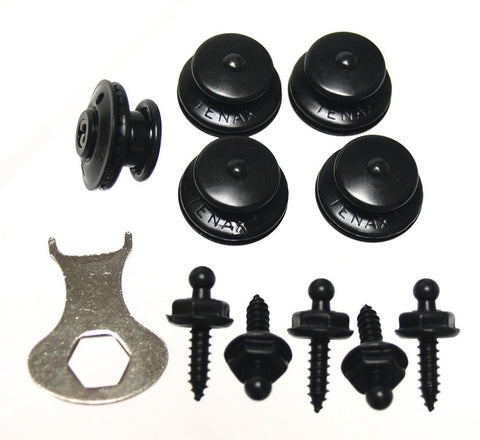 Boutons pression LOXX en noir