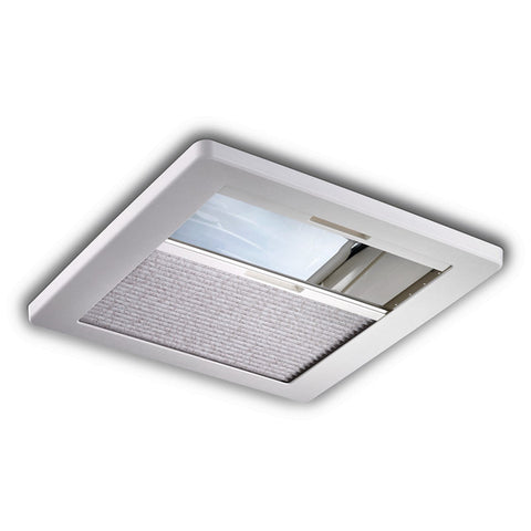 Fenêtre de toit Mini Heki Style 40x40 pour épaisseur de toit 25 - 42 mm avec ventilation forcée