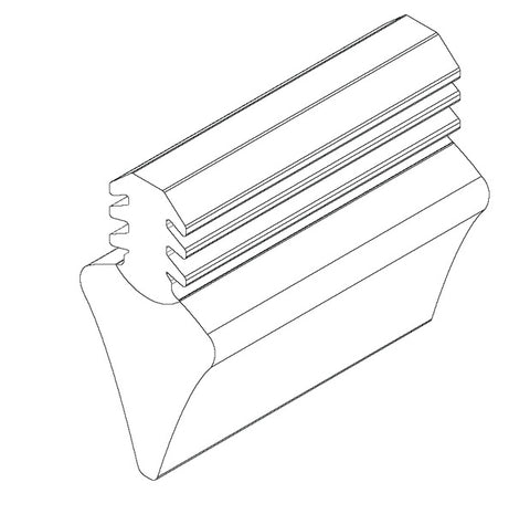 Joint en caoutchouc pour cadre Euro Slide