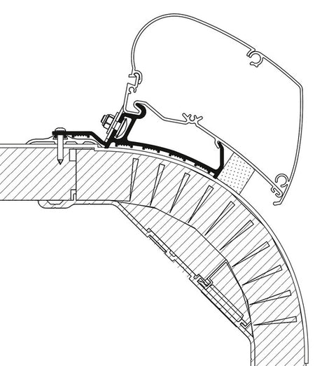 Adattatore Thule Omnistor Laika Kreos per TO 9200 / 6300