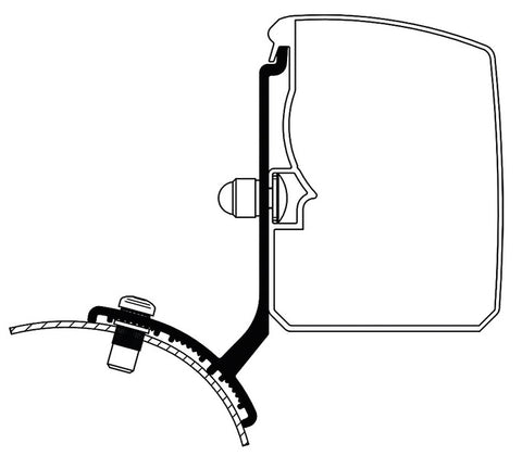 Store Thule 3200, adaptateur Renault Trafic/Vivaro/Talento NV300 Fixe