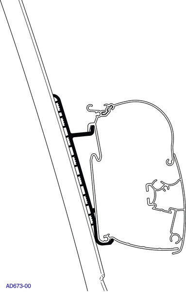 Adattatore tenda Omnistor per Fiat Ducato H3 dal 2007