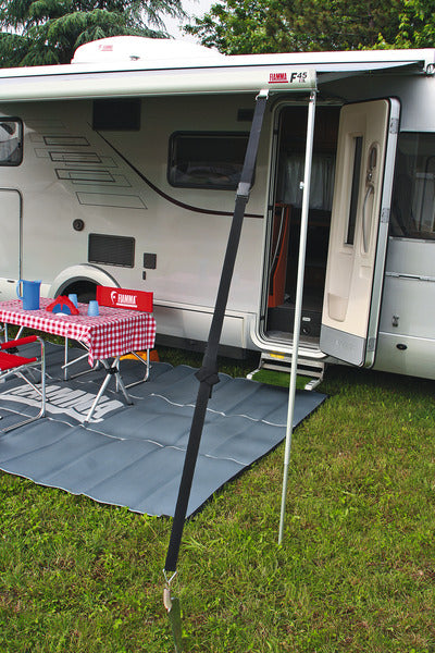 Sturmbefestigungskit für Markisen 2x3m / Fiamma Tie Down S Spannbänder, schwarz