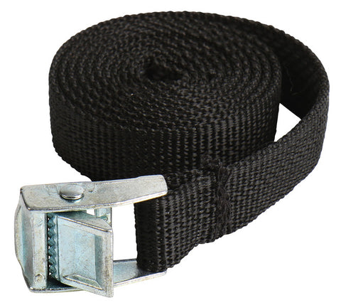 Sangle de tension pour porte-bouteille de gaz, noire avec boucle de serrage