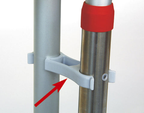 support de pince de sécurité gris